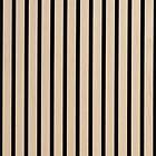 Wood Akustikpanel on wall Ek Vitlackad