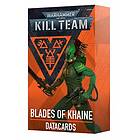 Warhammer 40K Kill Team Datacards Blades of Khaine