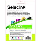 Selecline Cartouche 4 Couleurs E-71 PACK