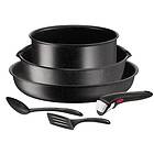 Tefal Batterie de cuisine induction 6 pièces BLACK STONE