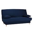 Bultex Banquette Clic Clac mousse BREHAT bleu marine 140 x 190 cm