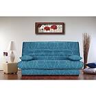 Bultex Banquette CLIC CLAC ZOE matelas 14 cm mousse 32kg/m3 imprimé bleu 130 x 190