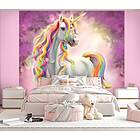 Unicorn Ädelsten Enhörning tapet 243 x 305 cm