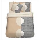 Actuel Parure housse de couette en polycoton ERGO beige 260x240 cm