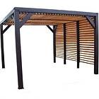 Habrita Pergola Bois Avec ventelle VENETO 10,57m²