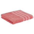 Actuel Maxi drap de bain uni en coton 500g rose 100x150 cm