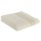 Actuel Maxi drap de bain uni en coton qualité zéro twist 500g/m² beige 100x150 cm