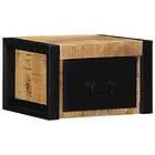 vidaXL Sängbord 2 st 40x35x25 cm massivt grovt trä mango