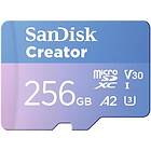 SanDisk Creator microSD Card SDSQXAV-256G-GN6MS 256GB