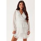 Bubbleroom Occasion Frill L/S Chiffon Dress
