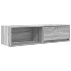 vidaXL TV-bänk grå sonoma 100x31x25,5 cm konstruerat trä
