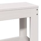 vidaXL Sängram utan madrass vit 90x190 cm massiv furu
