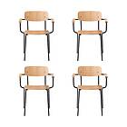 FDB Møbler J183 Holmen karmstol 4-pack