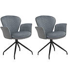 Loft24 Lucia Matstol Med Armstöd 2-pack