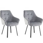 Loft24 Poppy Matstol Med Armstöd 2-pack
