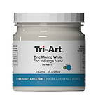 Tri-Art High Viscosity akrylfärg 250ml Zinc Mixing White