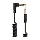 Senz Mini Jack spiralkabel M-M 0,8 m