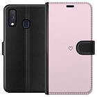 Plånboksfodral till Samsung Galaxy A40 med Hjärta motiv