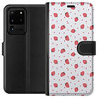 Plånboksfodral till Samsung Galaxy S20 Ultra med Jordgubbar motiv