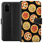 Plånboksfodral till Samsung Galaxy S20+ med Pizza motiv