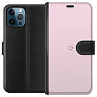 Plånboksfodral till Apple iPhone 12 Pro med Hjärta motiv