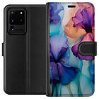Plånboksfodral till Samsung Galaxy S20 Ultra med Magiska blommor motiv