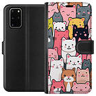 Plånboksfodral till Samsung Galaxy S20+ med Kattmönster motiv