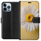 Plånboksfodral till Apple iPhone 13 Pro Max med Porslinsblomma motiv