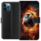 Plånboksfodral till Apple iPhone 12 Pro Max med Fotboll motiv