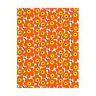 Marimekko Pieni Unikko tyg bomull Orange