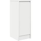 vidaXL Skänk vit 29,5x34x76 cm konstruerat trä