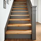 vidaXL Trappstegsmattor 8 pcs ljusbrun 80x25x2 cm massiv ek