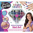 Shimmer N Sparkle Metallic Rainbow Nail Art