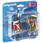 Playmobil Pirates 4127 Duo Pirate Et Soldat Anglais