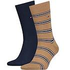 Tommy Hilfiger Stripe OC Sock (Herr) 2-pack
