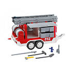 Playmobil Fire Rescue 7485 Matériel de pompiers et remorque
