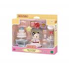 Time Sylvanian Family -Party Playset Tuxedo Cat Girl