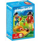 Playmobil Zoo 4348 Enfants avec terrarium et cochons d’Inde
