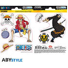 ABYstyle One Piece Sticker Luffy & Law 16x11cm 8st