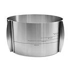 ScrapCooking Justerbar kakring 12cm extra hög Ø15-23cm,