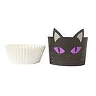 PME Muffinsformar Set 24 delar Svart katt