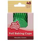 FunCakes Muffinsformar i grön metall 48 st