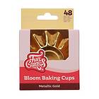 FunCakes Metallic Gold Bloom Muffinsformar 48 st