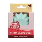 FunCakes Pastellregnbåge Mix Bloom Muffinsformar 48 st
