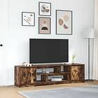 vidaXL TV-bänk rökt ek 188,5x41x50 cm konstruerat trä
