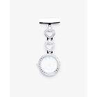 Beez Systerur Hjärta Strass Silver
