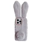 Skalo iPhone 16 Pro 3D Soft Furry Bunny Ears Skal