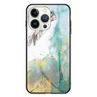 Skalo iPhone 16 Pro Marmor Härdat Glas TPU-skal Motiv 3