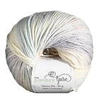 Merino Garn Mix Multi-Coloured 50g ljus pastell