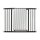 Basic Sturdy Hundgrind Bred Svart 76 x 99 105,5 cm